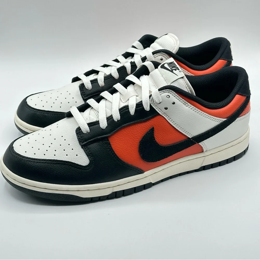 Men’s Nike Dunk Low Retro Phantom/Black-Vintage Coral HQ4988-030 Size 11 New - Picture 3 of 12